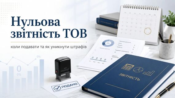 Нульова звітність ТОВ – коли подавати та як уникнути штрафів